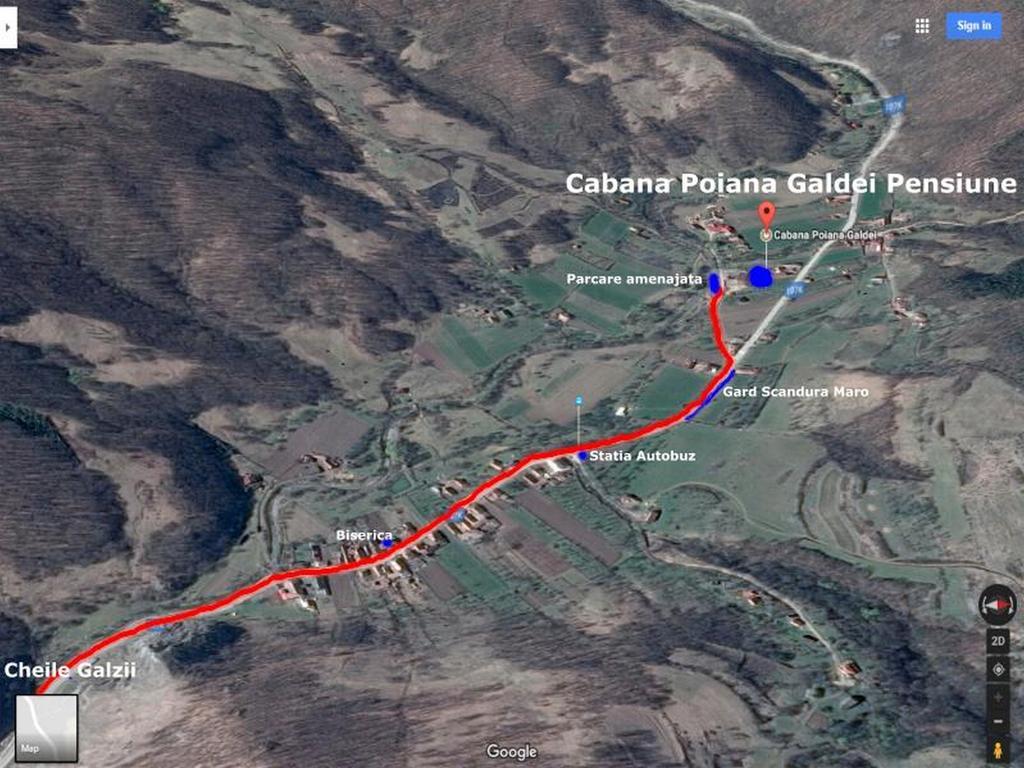 Cabana Poiana Galdei Exteriér fotografie